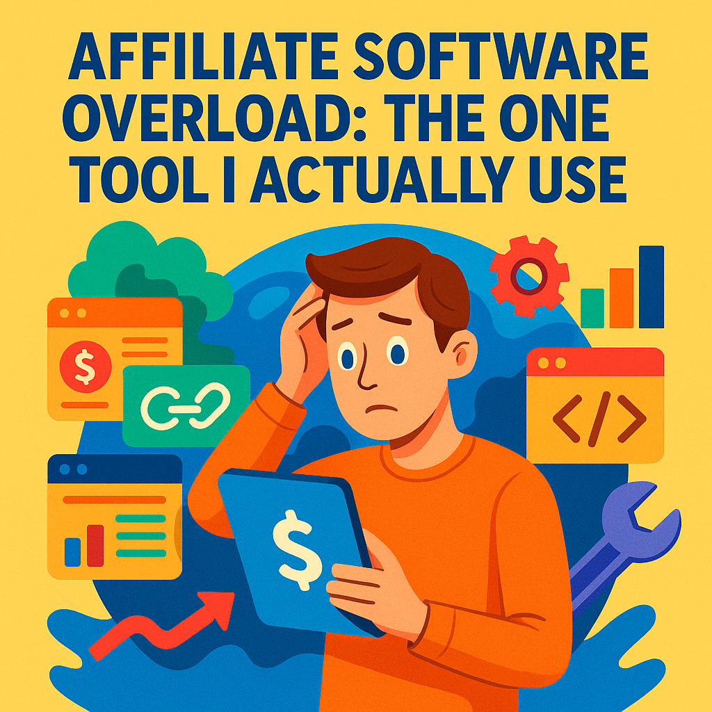 Affiliate Software Overload: The One Tool I Actually Use