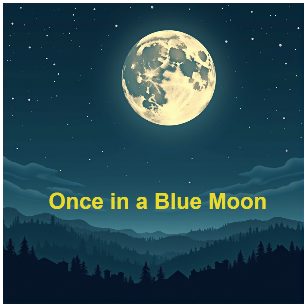 Once in a Blue Moon – The Curious Story Behind the Phrase