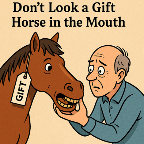 Don’t Look a Gift Horse in the Mouth – And Other Affiliate Mistakes