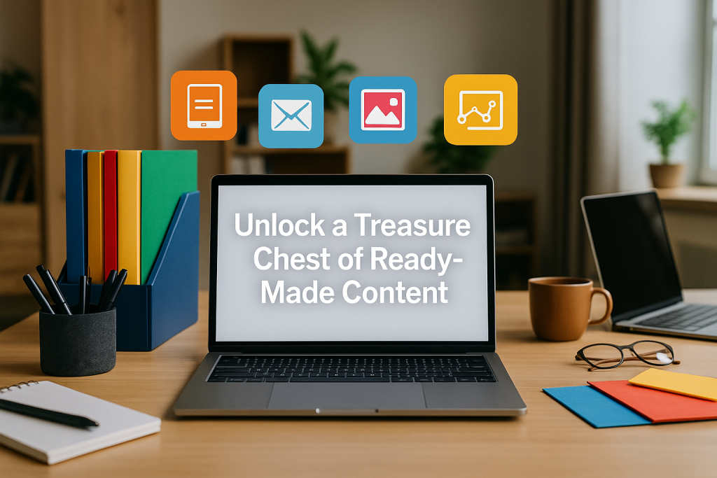Unlock a Treasure Chest of Ready-Made Content