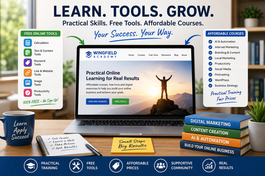 Affordable Online Learning at Wingfield Academy